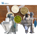 Shanghai Weeshine Multi-function Automatic Weighing Auger Sachet Packaging Coffee Milk Dry Powder Filling Machine With Vacuum